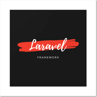 Laravel Framework Paint Smear Posters and Art